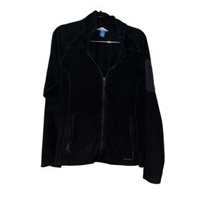 Eddie Bauer black zip up sweater size XL